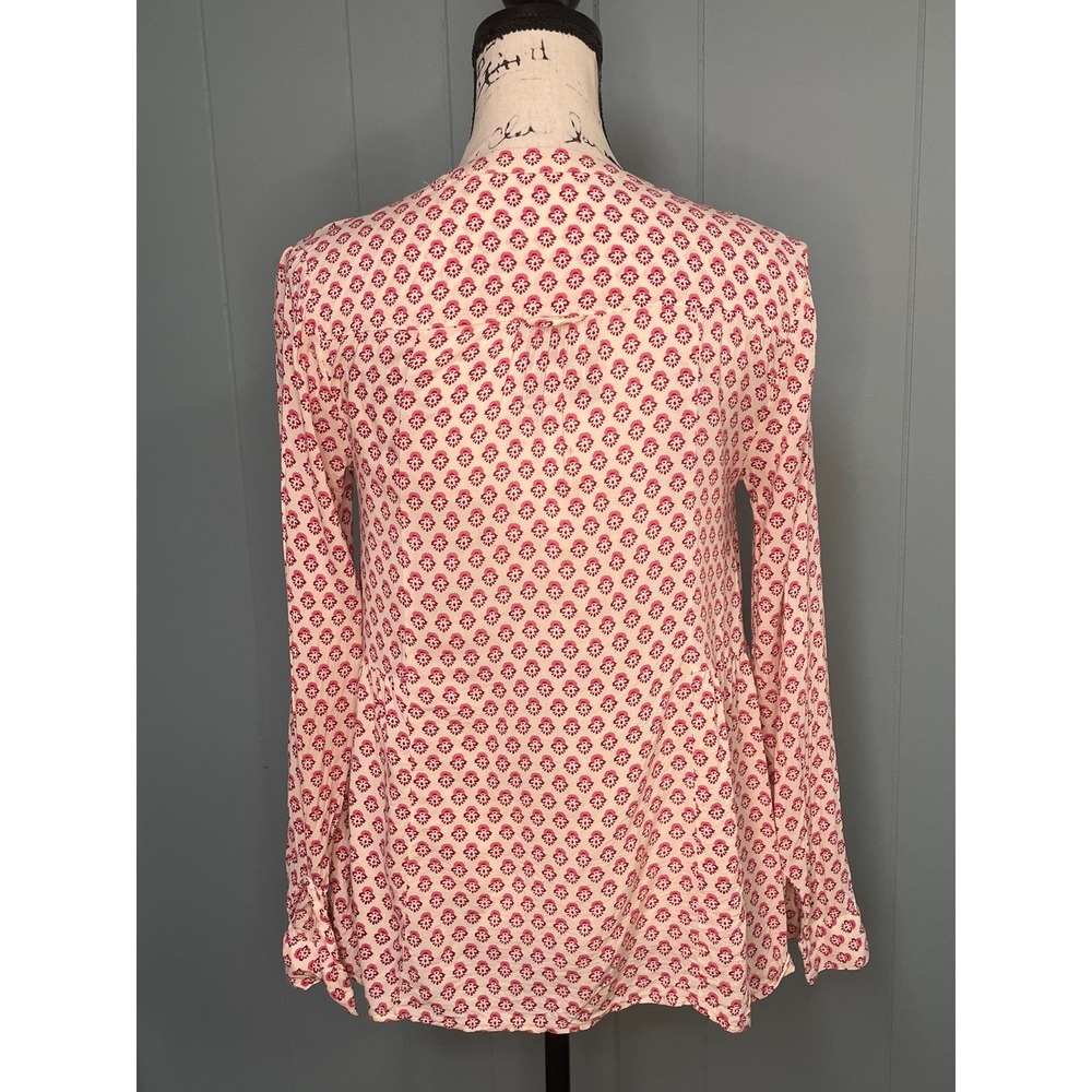 Maeve Women's Pink Floral Print Tunic Top Size 0 - Picture 3 of 5